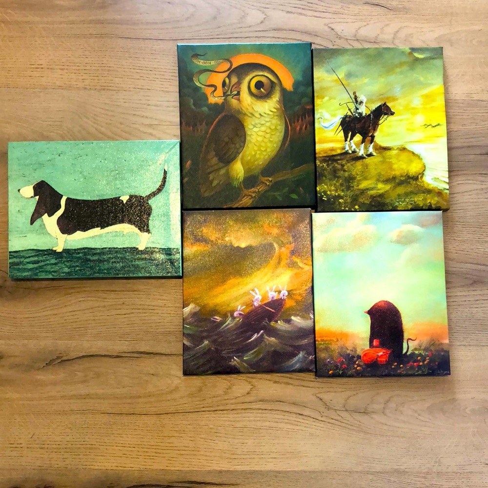 5 wall prints
